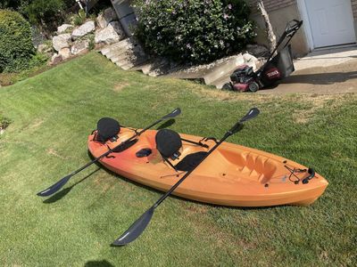 Lifetime 2-person Spitfire Kayak with Two Oars