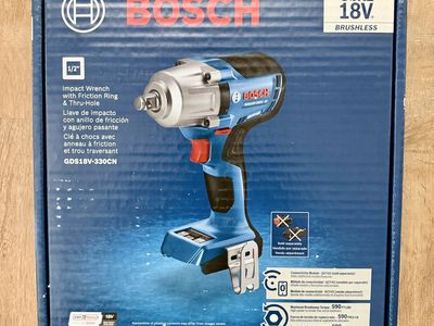 BOSCH 18V Brushless Impact Wrench Square Drive
