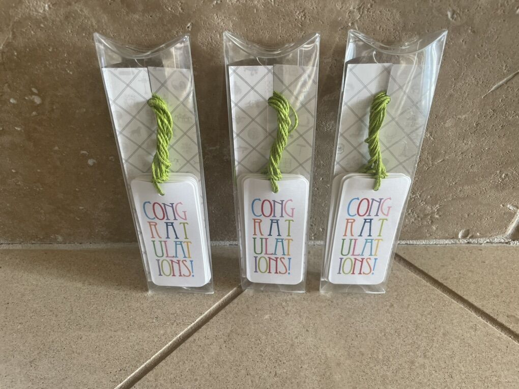 3 New Packages Of 6 Congratulations Gift Tags