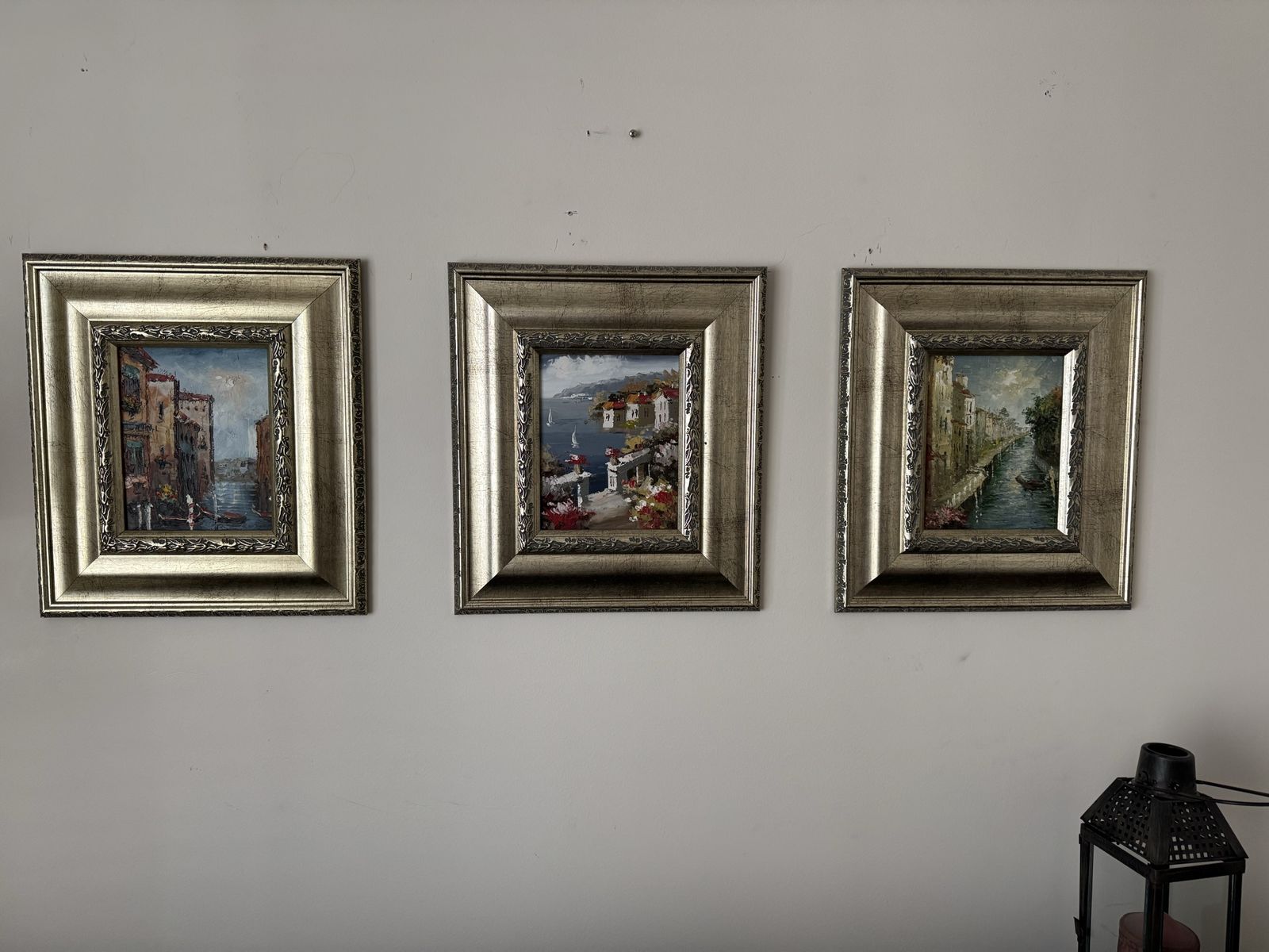 Mediterranean Seaside Landscape Oil