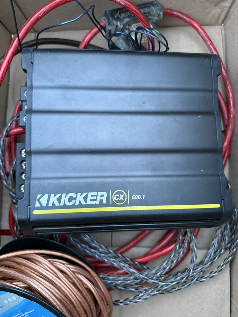 Kicker Amp/stereo/wiring For Sub