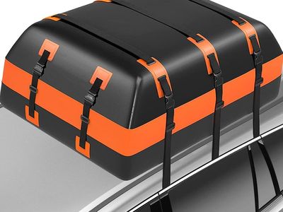 Nusican Rooftop 21 cu ft cargo carrier, waterproof, storage bag, anti-slip mat