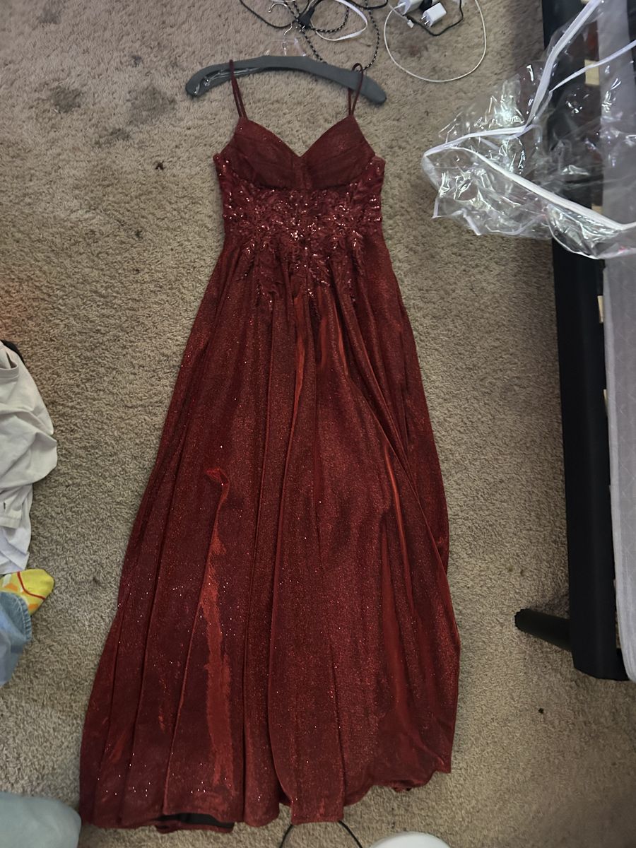 Dark Red Prom Dress