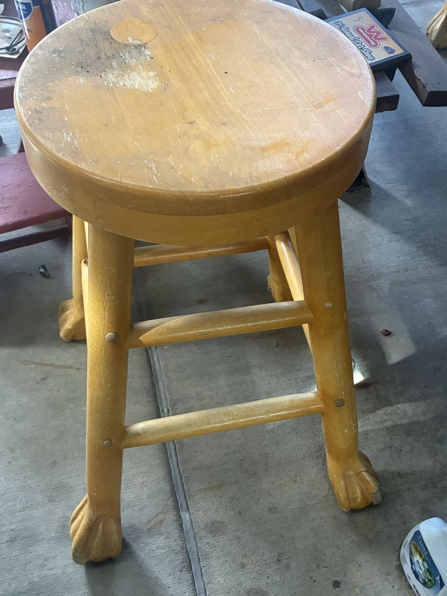 Antique/Vintage Wooden Stools 30”x 18”