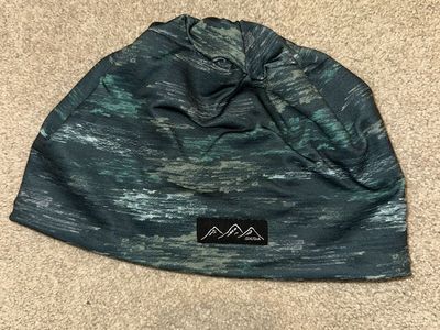 Skida Alpine Beanie Hat Green Camo Pattern L/XL