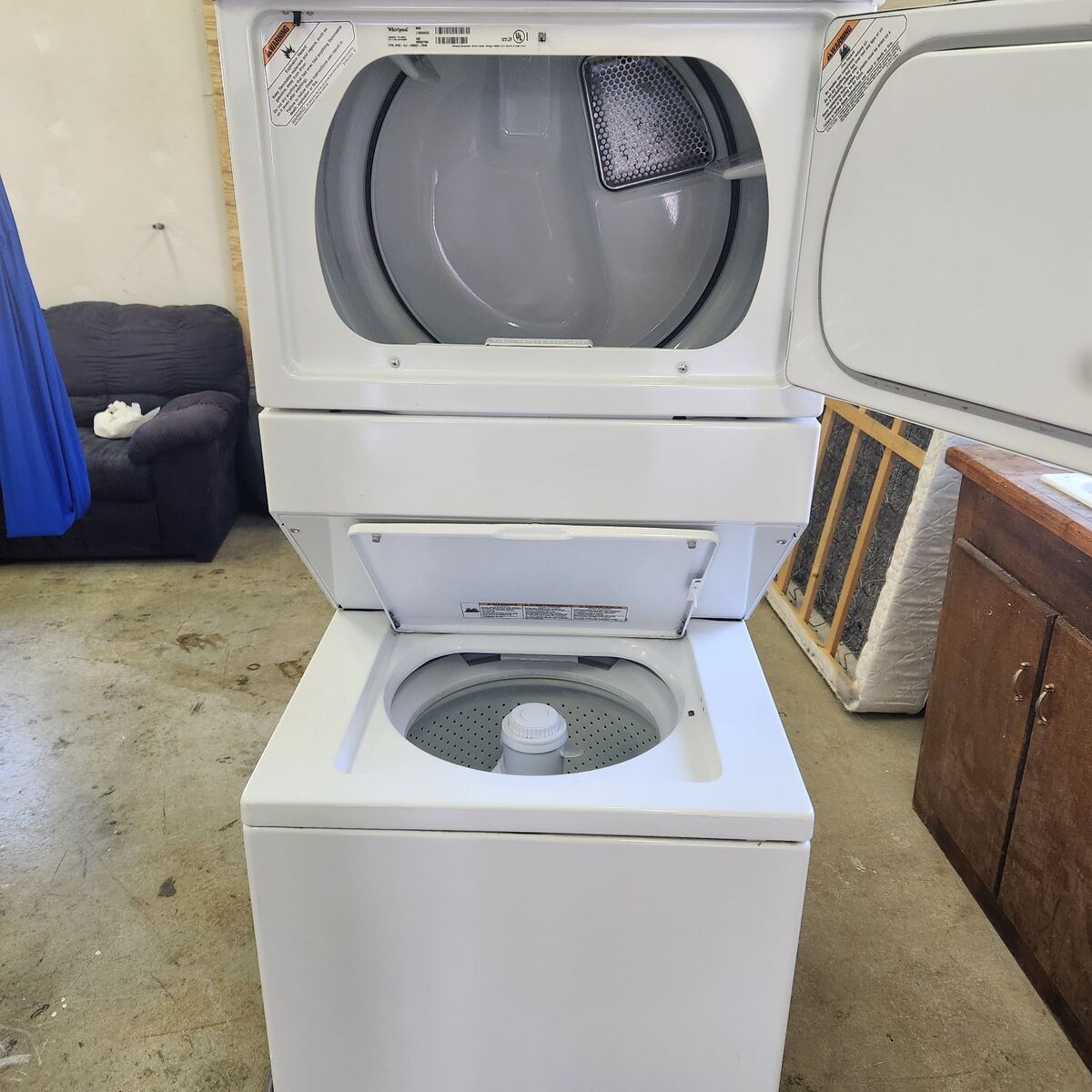 Whrilpool Washer & Dryer Stack