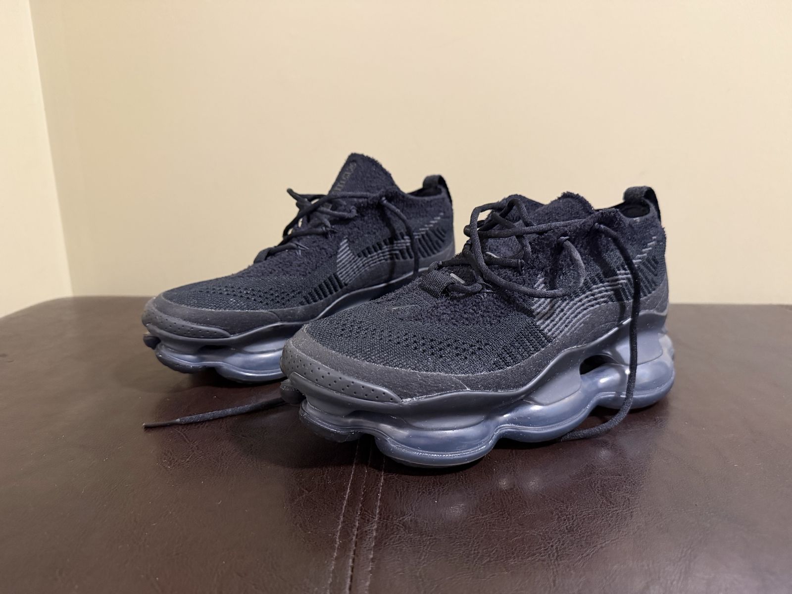 Nike Air Max Scorpion Flyknit Triple Black Sneakers