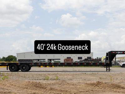 24K Delco 40' Gooseneck Flatbed Deckover