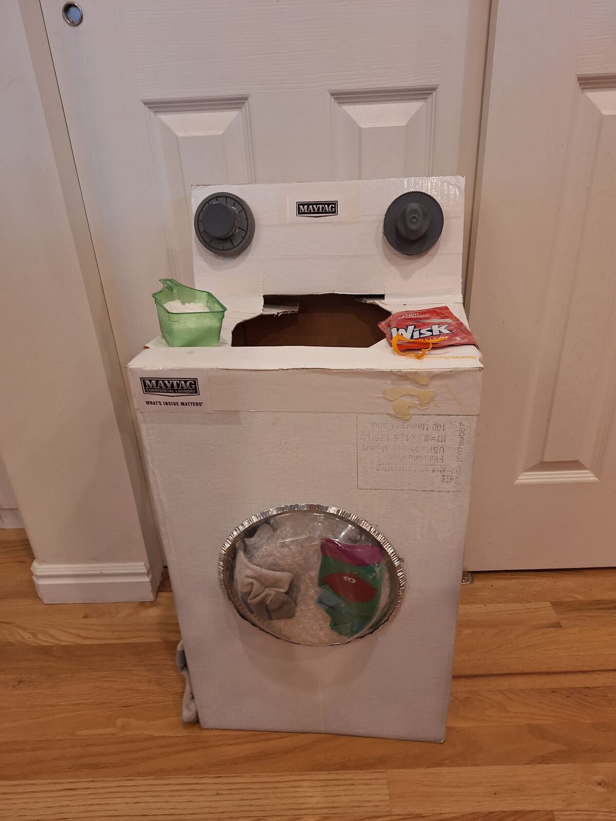 Child's Washing Machine Washer Costume Halloween party age 6-10