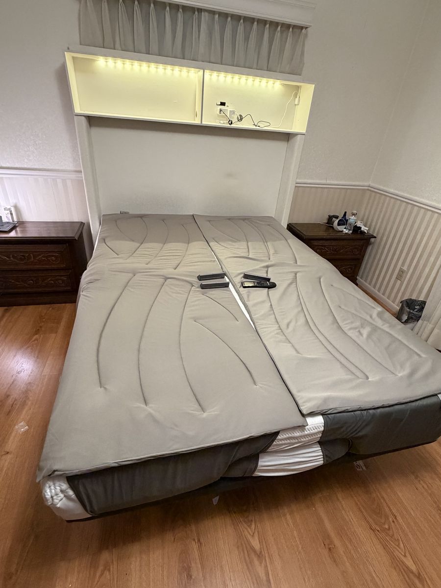 Sleep Number Mattress, Temp Layers & Adjustable Bedframe + Headboard