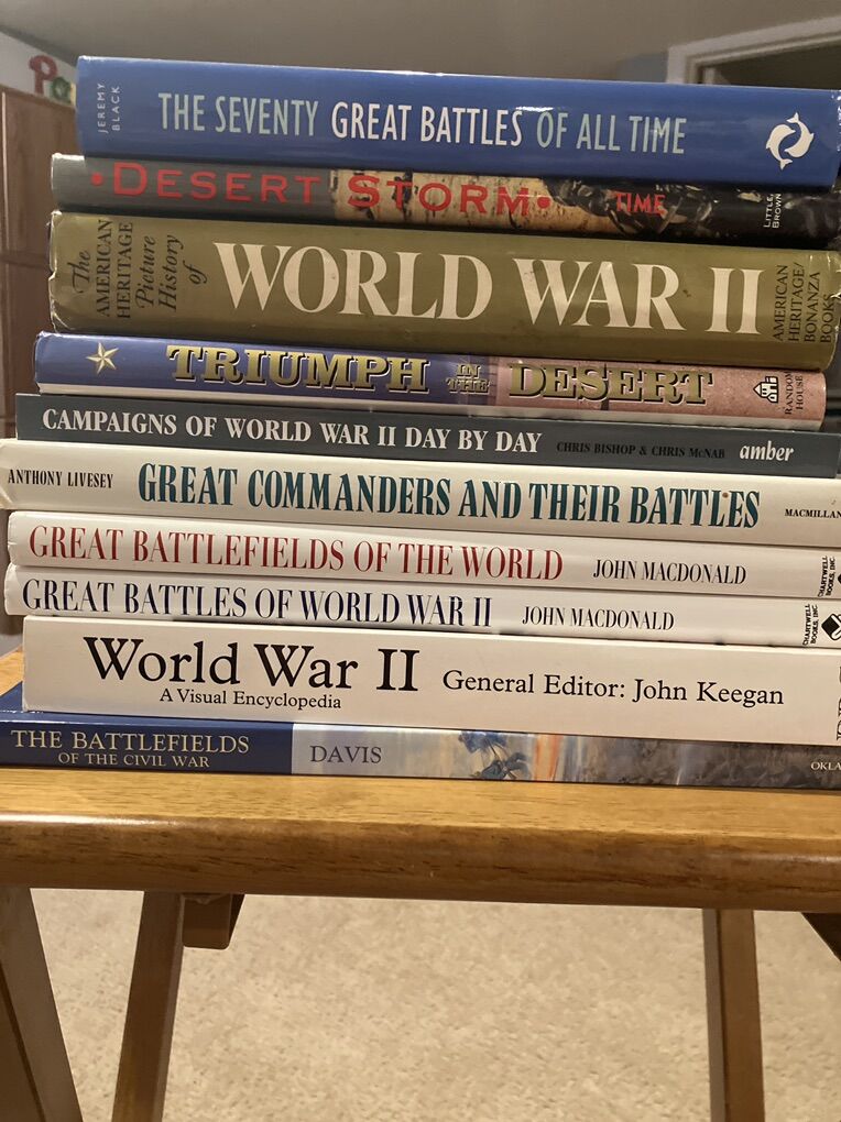 Group Of 10 Military Books