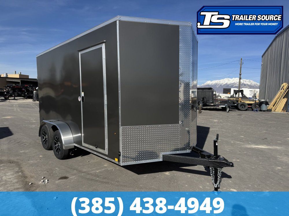 7x14 Look ST DLX Enclosed Cargo Trailer - 7'0" Interior - 7K GVWR .080 PolyCor, Alloy Wheels, Translucent Roof