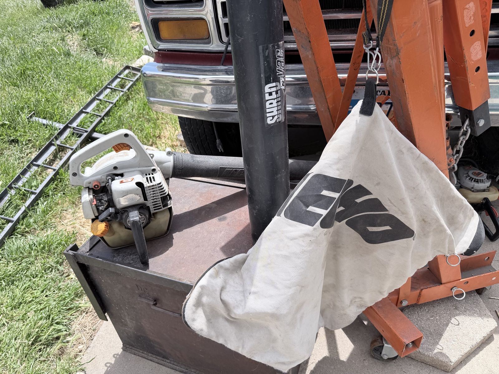 Echo CS1000 shred and vac