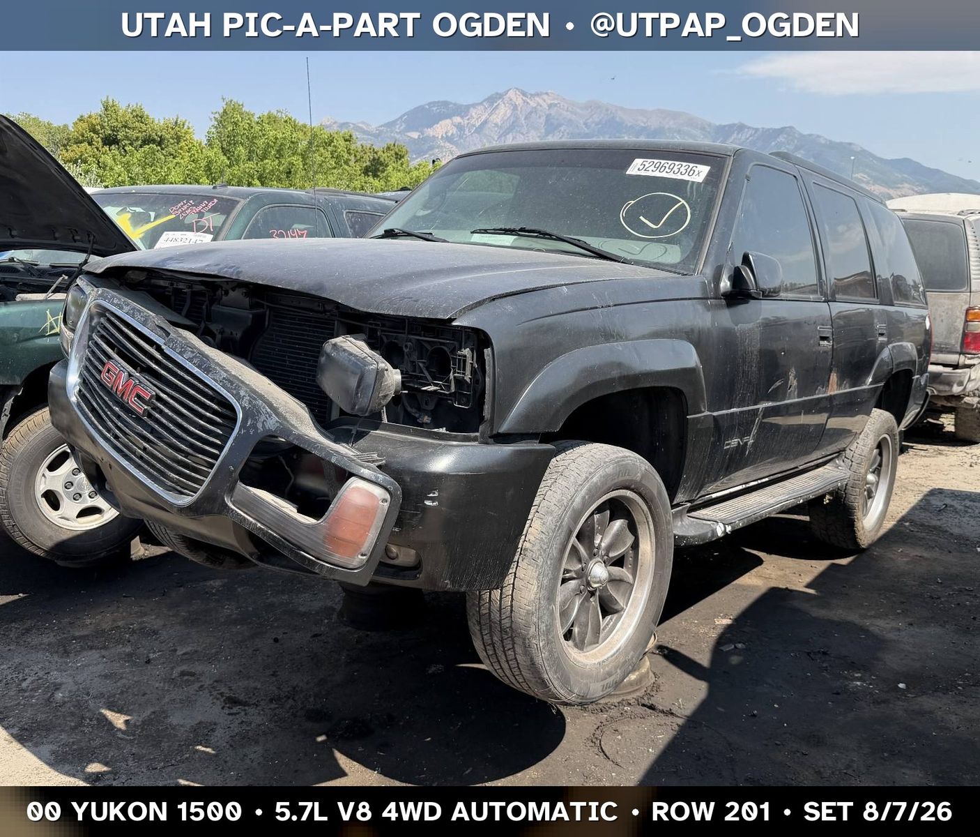 Just In! 2000 GMC Yukon 1500 GMT800 Parts - UTPAP Ogden