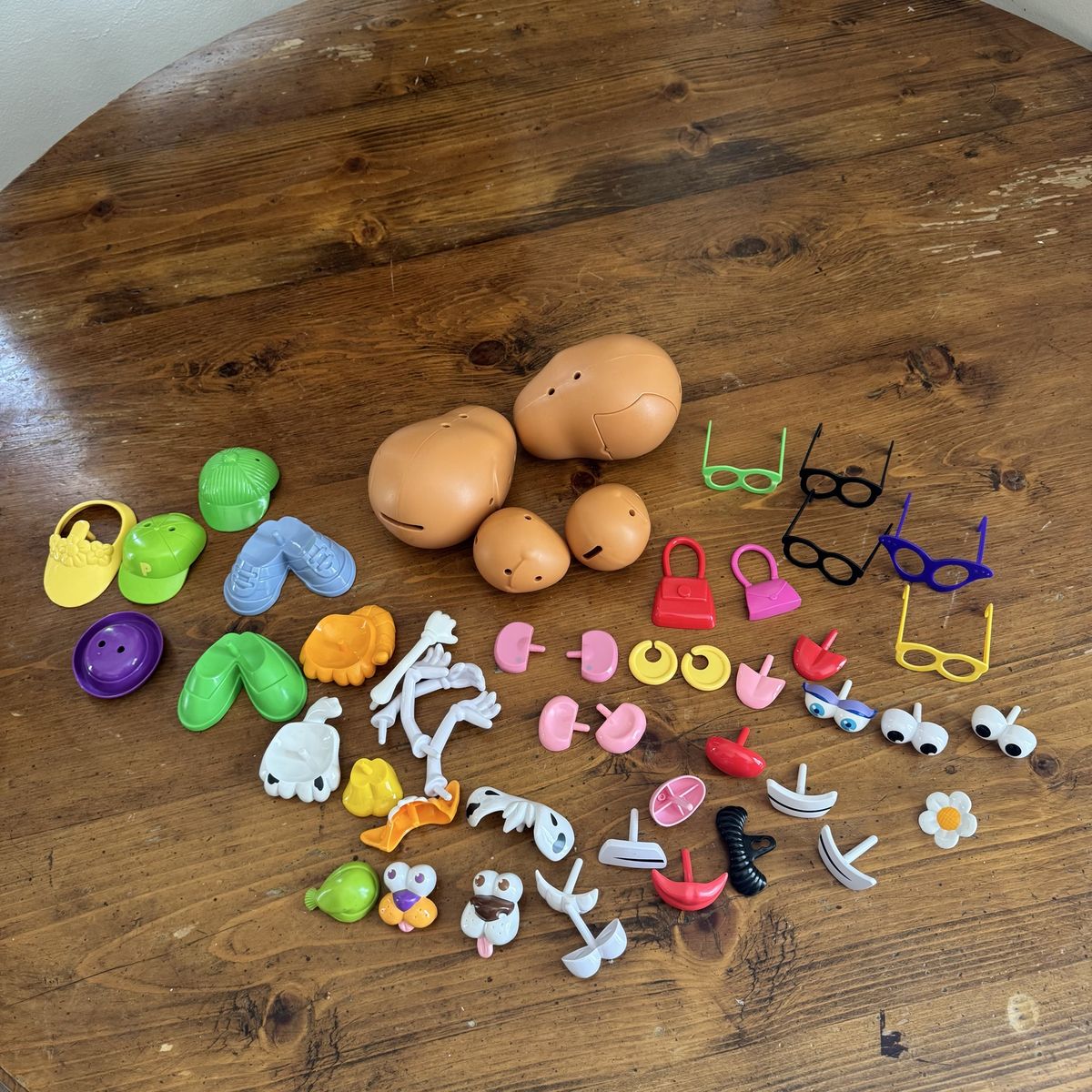 Mr. Potato Head Toy Lot Accessories Heads Outfits