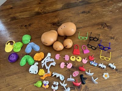 Mr. Potato Head Toy Lot Accessories Heads Outfits