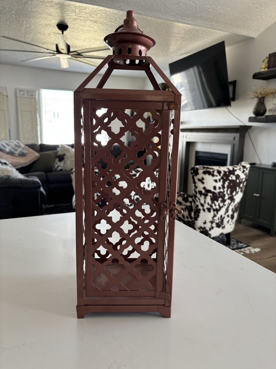 Copper Lantern/Candle Enclosure