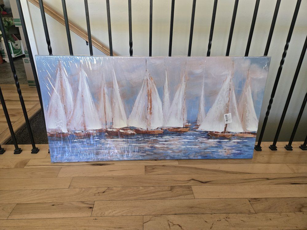 Large Sailboat Painting Canvas