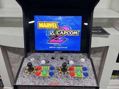 Marvel Vs Capcom 2 Arcade 1up W/ Riser / 8 Games / Great Condition