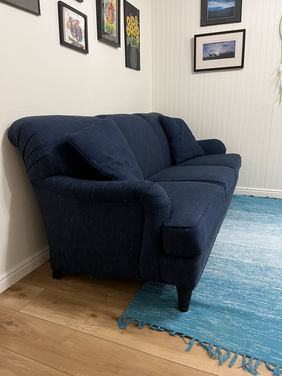 Used Blue Sofa in Good Condition