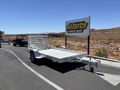 2026 Aluma 7X12 Heavy 3K Single Axle Straight Tail