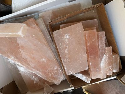 Himalayan salt bricks.