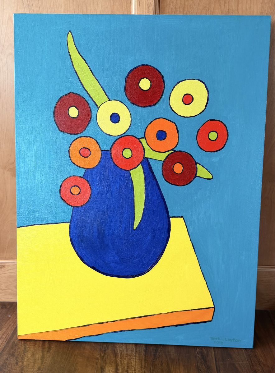 Estate sale - 30" x 40" acrylic painting