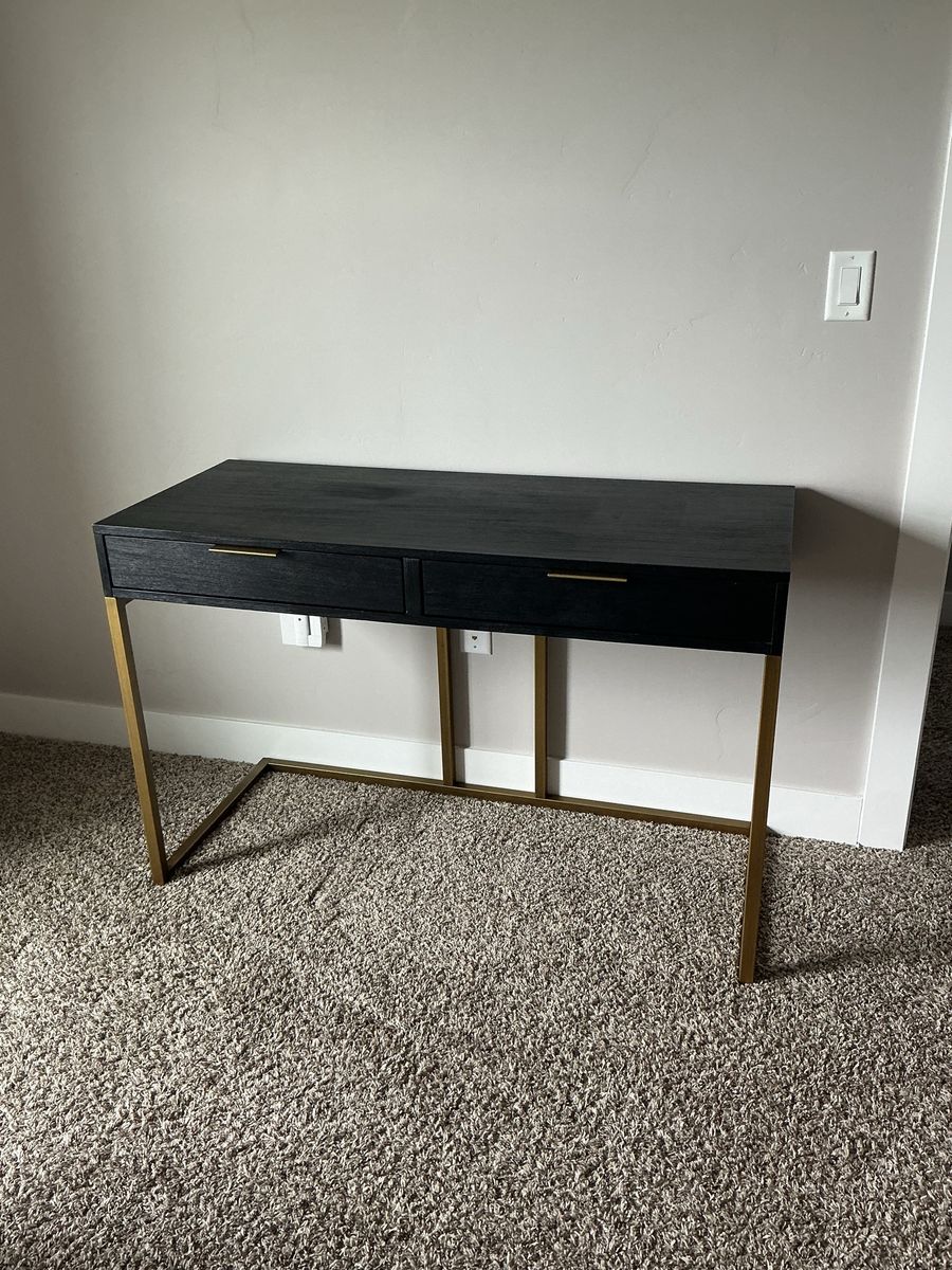 Crate & Barrel Oxford Small Storage Desk