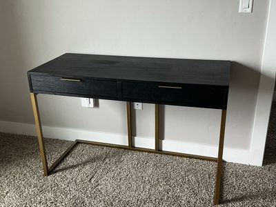 Crate & Barrel Oxford Small Storage Desk