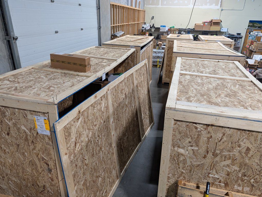 wood crates