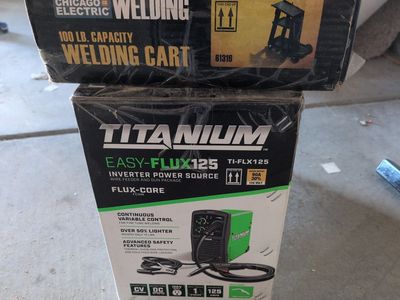 Titanium Easy-Flix 125 welder with cart