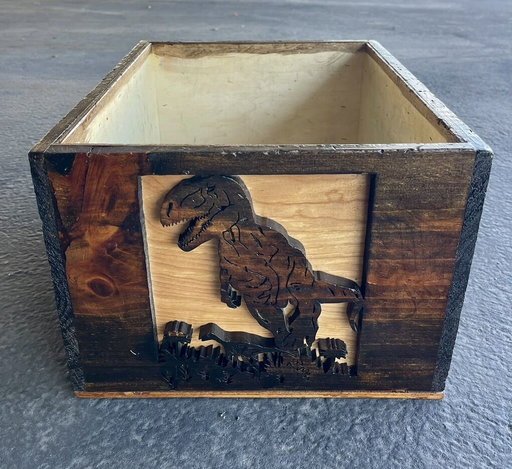 Handcrafted Wood Storage Box