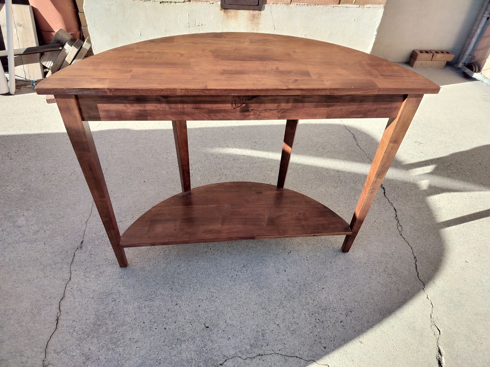 All wood Entry way table