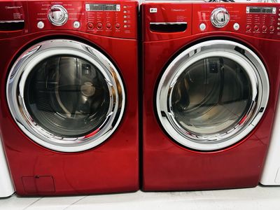Lg Steam Electric Front Load Set/Stackable