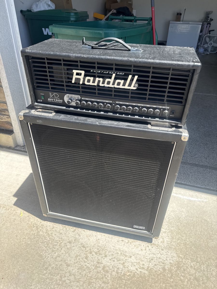 Randall amplifier and Randall jaguar speaker