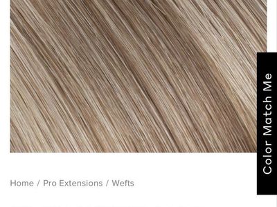 New. BELLAMI Flex Weft Hair Extensions - Hot Toffee Blonde #6/18 Highlight 120 G