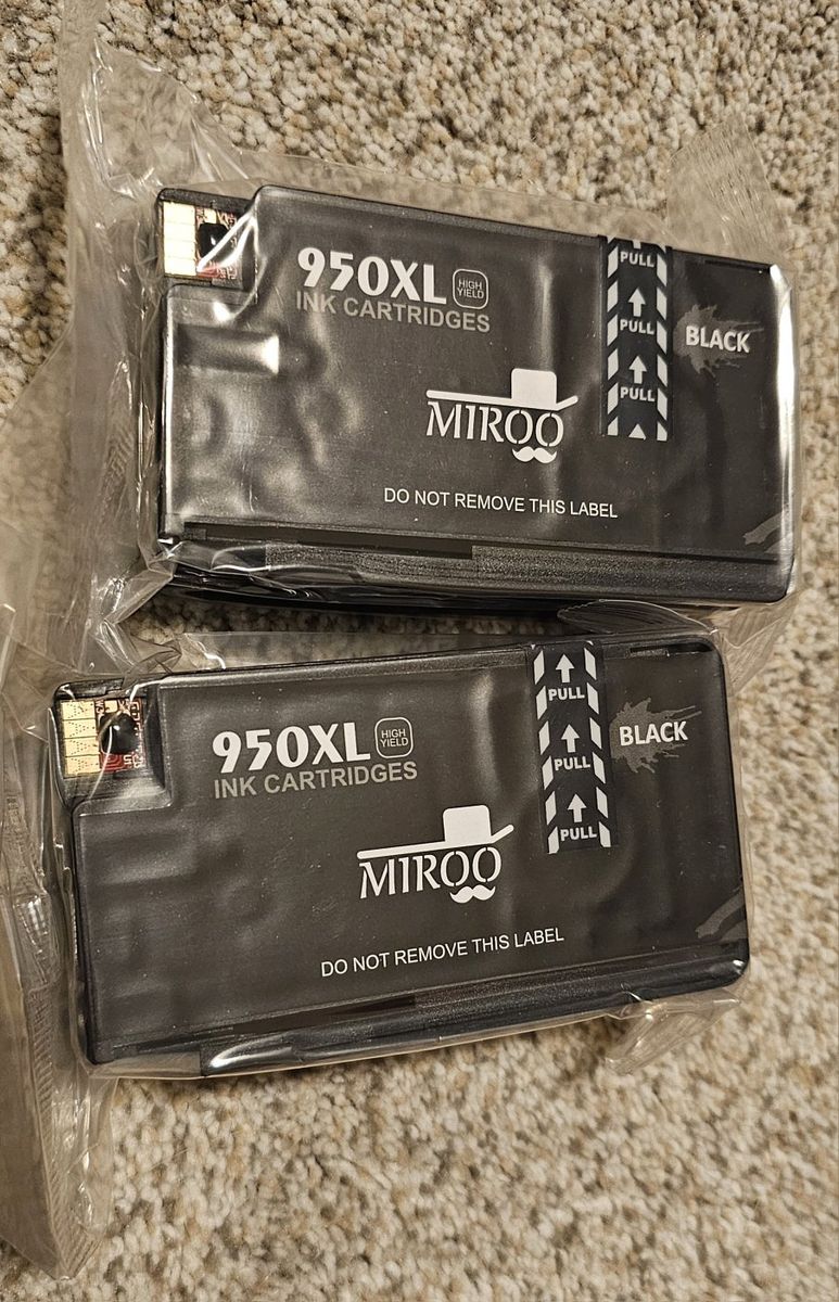 Miroo 950XL High Yield Black Ink Cartridges (2 Pack)