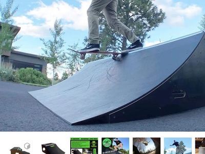 2' x 4' Quarter Pipe Skate Ramp by RampTech. Great Condition.