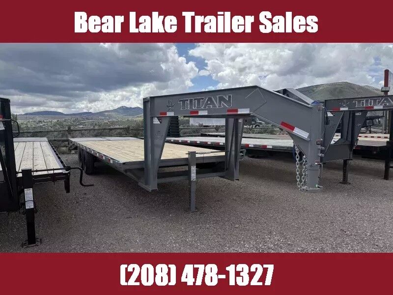 2025 Titan Trailers 26' 14K  Flatbed Trailer