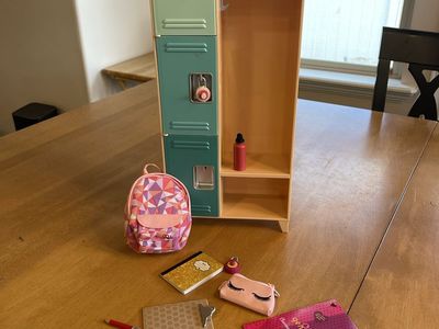 Our Generation School Locker, backpack & lunch