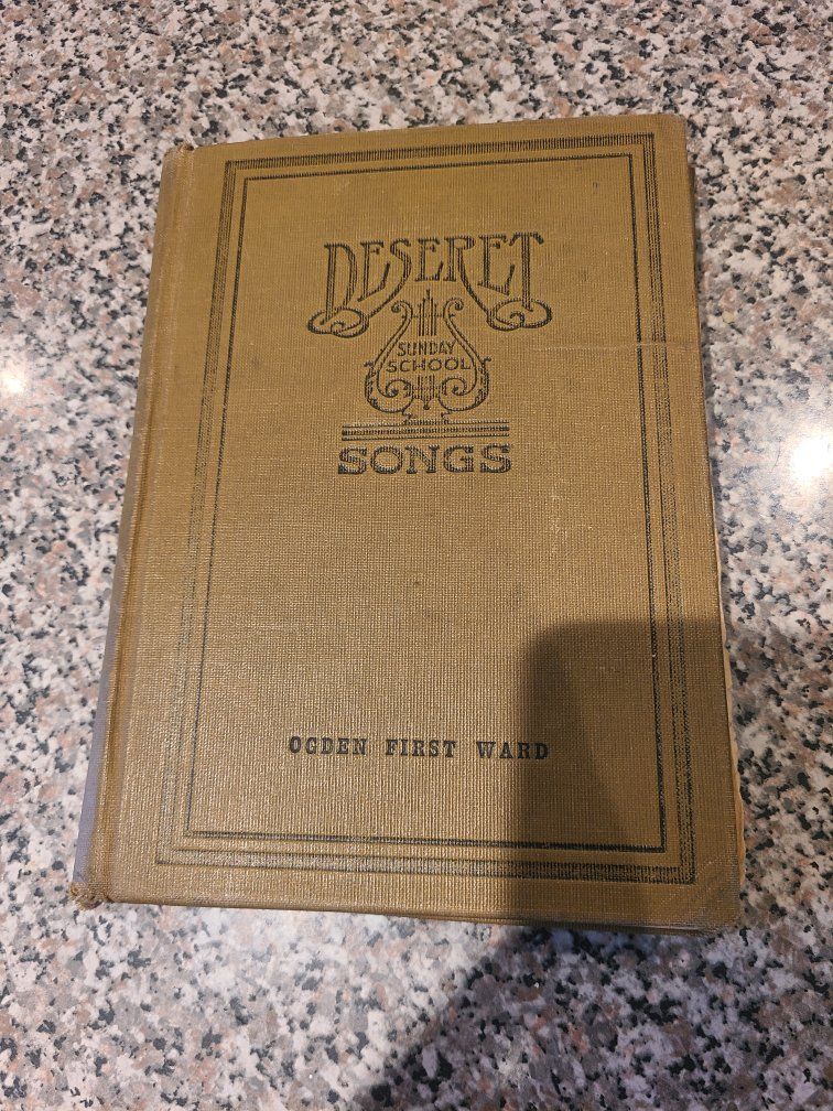 RARE find Ogden Utah 1st Ward edition Deseret Sunday School Songs Vintage LDS