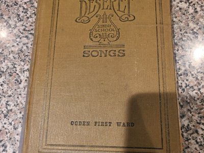 RARE find Ogden Utah 1st Ward edition Deseret Sunday School Songs Vintage LDS