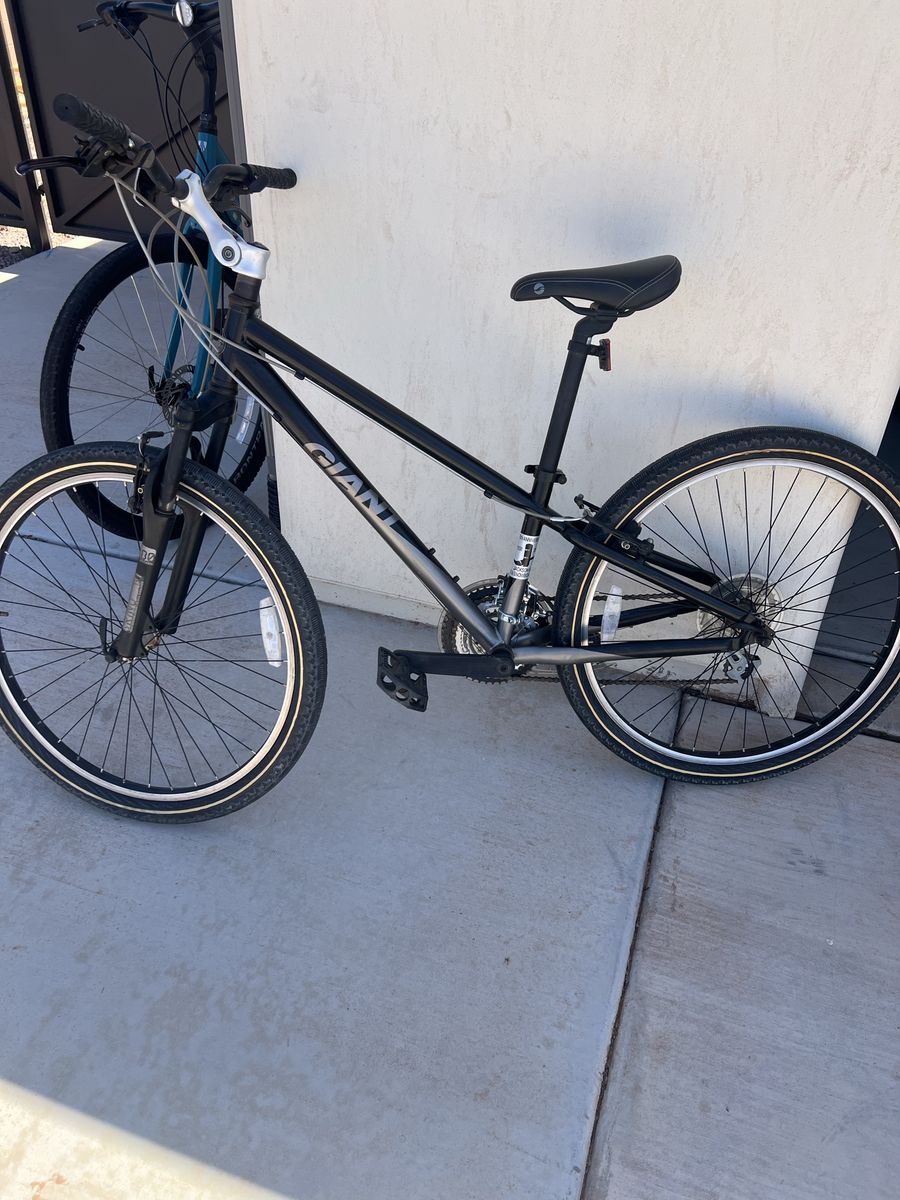 Giant Hybrid Bicycle - Black/Gray, 21-Speed, Front Suspension