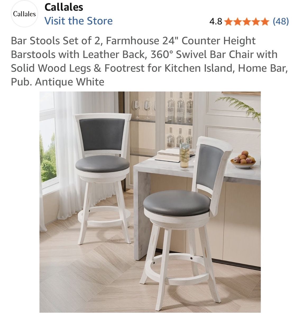 Bar stools, 24in