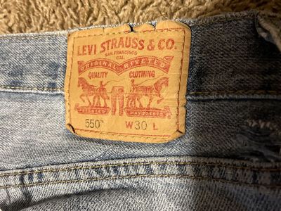 Vintage Levi shorts and Lee Paints