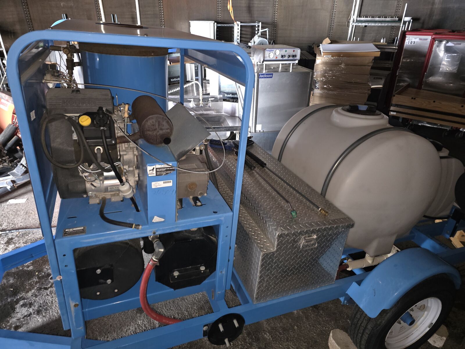 Pressure Washer Trailer Cleaning System Hydro Engineering