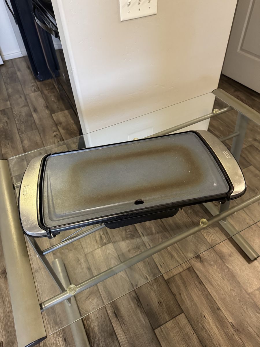 Oster Electric Griddle - Large Non-Stick Surface with Drip Tray