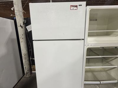 Good HOTPOINT White Top Freezer Refrigerator - Used