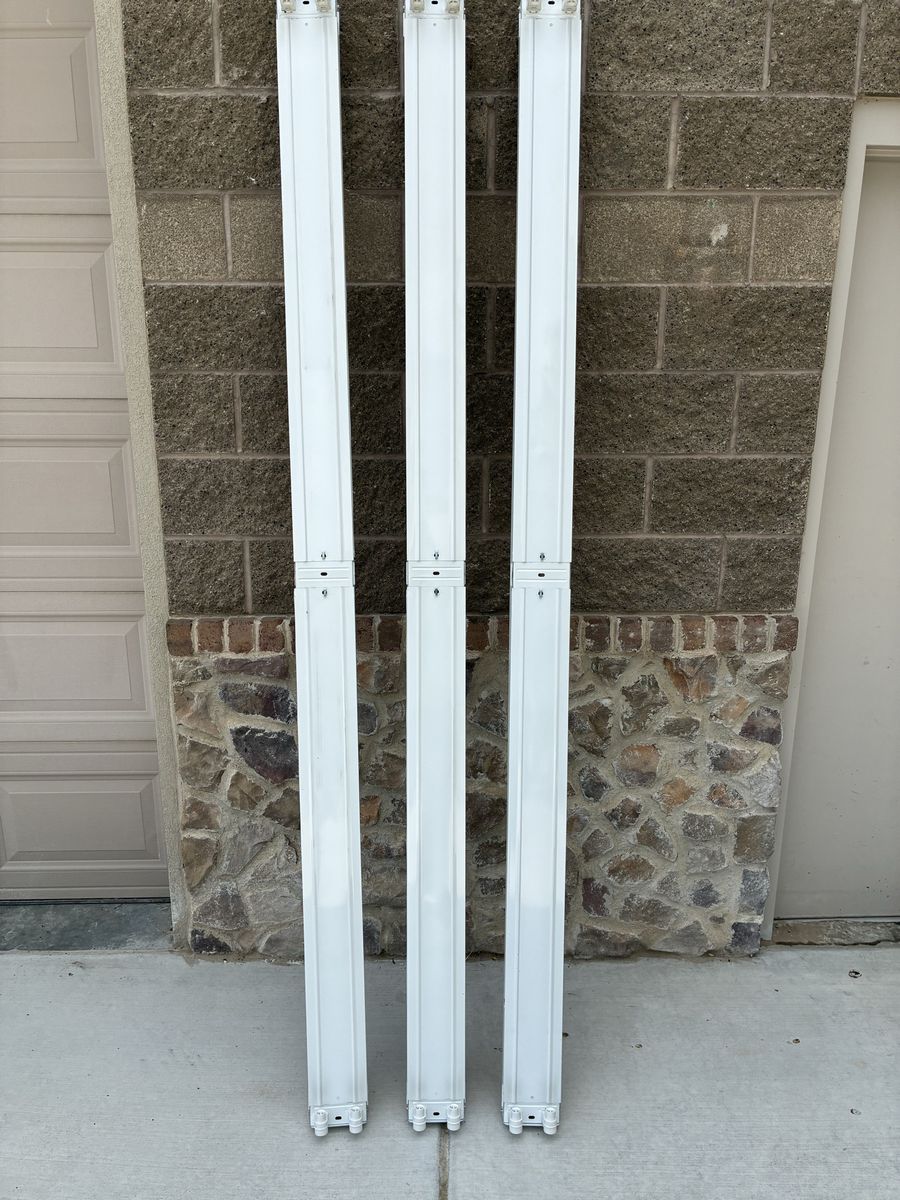 Commercial White 8ft Fluorescent Light Shop Fixtures with Leviton Sockets