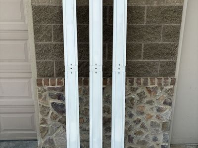 Commercial White 8ft Fluorescent Light Shop Fixtures with Leviton Sockets